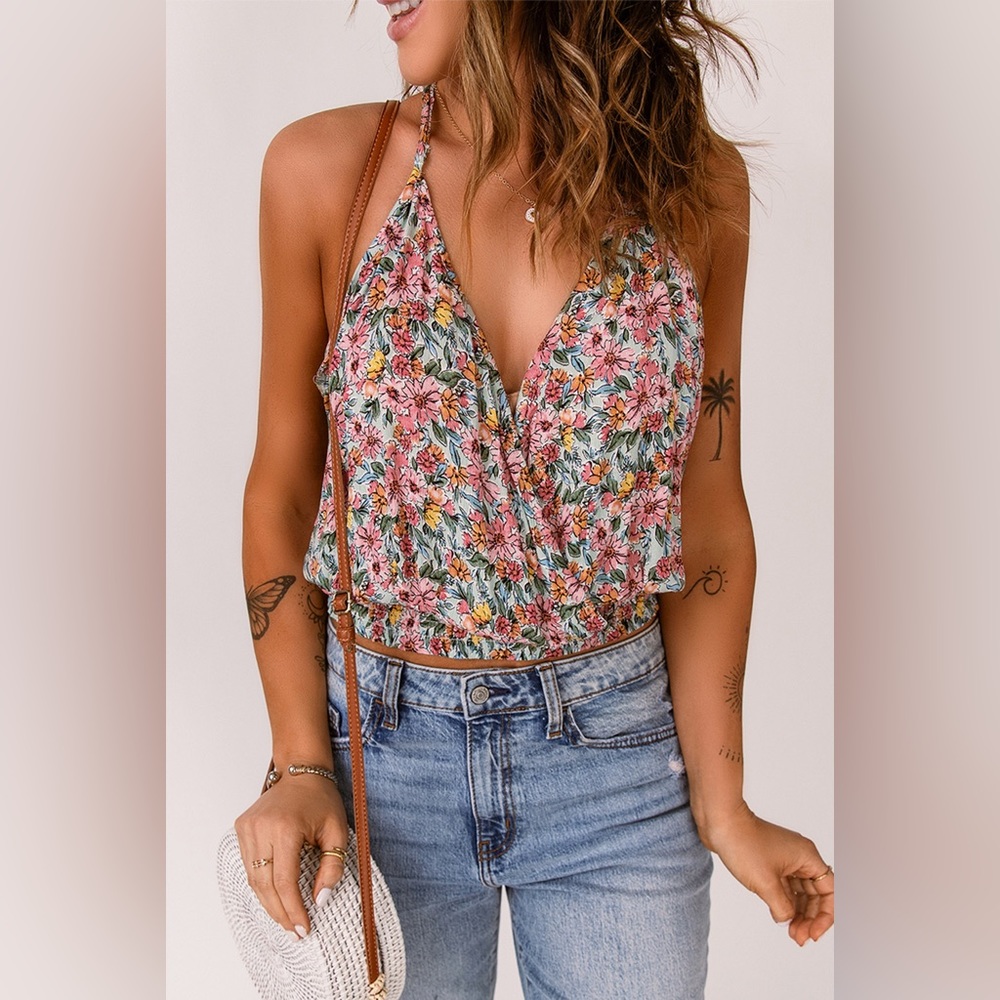 Floral Racerback tank